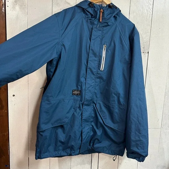 Holden Mens Blue Hooded Snowboard Ski Jacket Size Large Portland Oregon